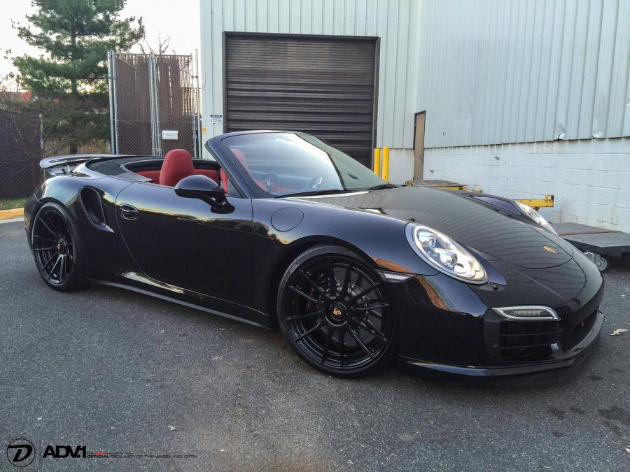 Porsche 911 Turbo S Cabriolet on ADV.1 Wheels (ADV6.2MV2CS) '2015